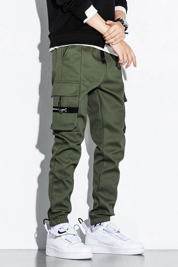 Korean 5 pocket cargo pants - Army brown